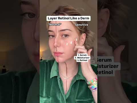 CUSHION your retinol !  #retinol #retinolskincare #tretinoin