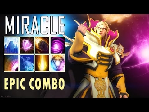 Miracle - Pro Invoker M-God Mode ON 9k MMR Gameplay Dota2 7.02
