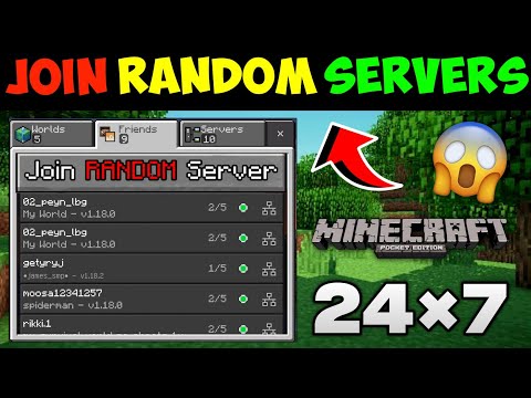 How to join random Minecraft servers | How to join random Minecraft worlds