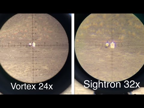 Scope Zoom Compared at 1 mile, 1,000 and 500 Yards!