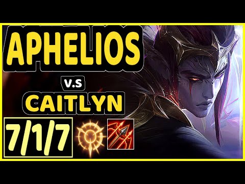 PBO (APHELIOS) vs CAITLYN - 7/1/7 KDA BOTTOM ADC GAMEPLAY - BR Ranked DIAMOND