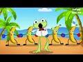 frog sing banana song for kids || Nursery Rhymes || safam kids tv