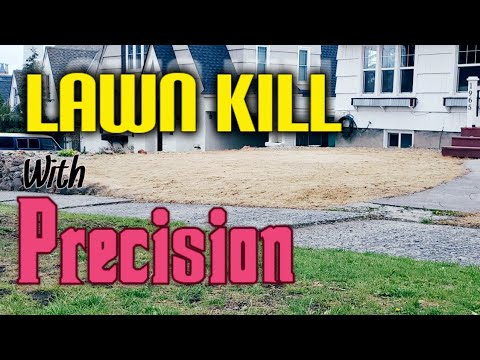 How To Kill A Lawn With Glyphosate or Round Up