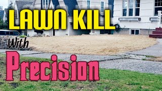 How To Kill A Lawn With Glyphosate or Round Up