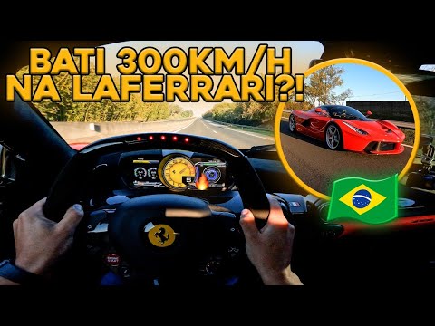 ACELERANDO TUDO NA FERRARI MAIS CARA DO BRASIL * FERRARI LAFERRARI *