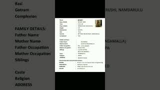 #shorts, #youtubeshorts #padmashali #padmashaliarts #matrimony #kurnool #telugumatrimony