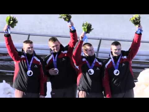 US Wins Bronze in 4-man Bobsled