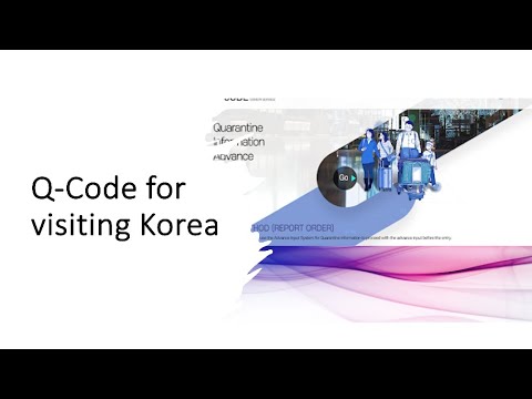 Travel tip to Korea, Q-code