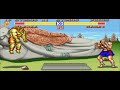 Blanka Vs Sagat Double KO Street Fighter II The World Warrior