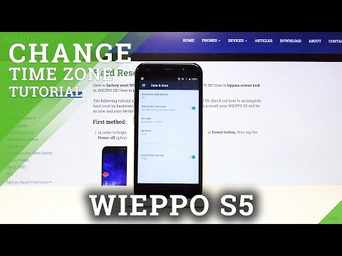 How to Change Date & Time on WIEPPO S5 –  Day & Hour Settings