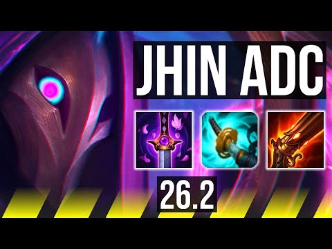 JHIN & Swain vs KAI'SA & Blitzcrank (ADC) | 68K damage | KR Master | 26.2