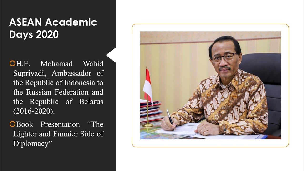 “The Lighter and Funnier Side of Diplomacy”: book presentation by H.E. M.W.Supriyadi “The Lighter and Funnier Side of Diplomacy”: book presentation by H.E. M.W.Supriyadi
