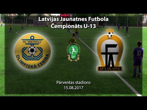 U-13 FA Ventspils - AFA Olaine (Highlights)