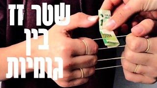 קסם מדהים עם גומייה ושטר! | איך לעזאזל אתה עושה את זה?!