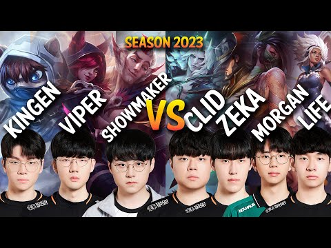 Kingen, Viper, Showmaker VS Zeka, Clid, Morgan, Life - Patch 13.12 KR Ranked