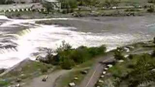 preview picture of video 'Great Falls of the Mighty Missouri River in Great Falls, MT'