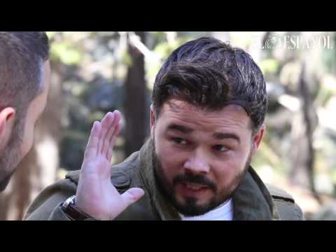 Gabriel Rufián: "Hay que sacar de aquí a Franco. Hay que sacar a la bestia"