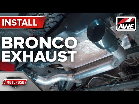 Installing a Cat Back Exhaust on the New Bronco! - AWE 0FG Exhaust System