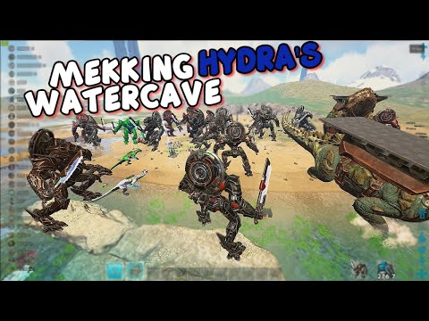 |MEKKING HYDRA's WATERCAVE & Wiping a Carno Cave|Ark Official PvP|