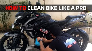 How To Clean Your Motorcycle Like Professional | Detailed Cleaning Guide | Rev Explorers