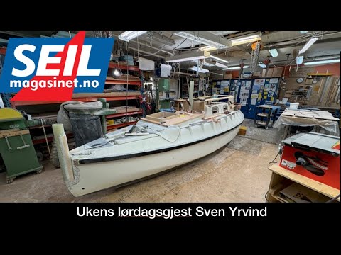 Sven Yrvind in the wake of the Vendée Globe sailors in a six-meter vessel