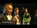 Bekerfinale '09: huldiging naast het stadion