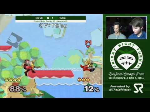 FNT 30 - krzy8 (Fox) vs. Hulka (Sheik) - SSBM Winners R1 - Smash Melee