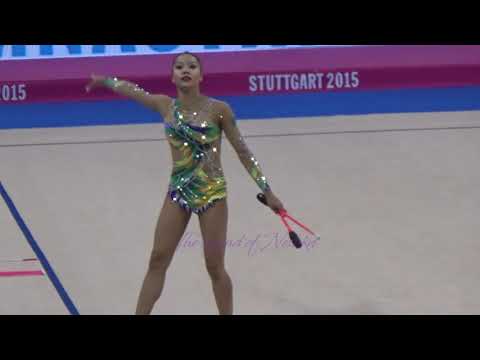 Aliya ASSYMOVA (KAZ) clubs - 2015 Stuttgart worlds Qualifs