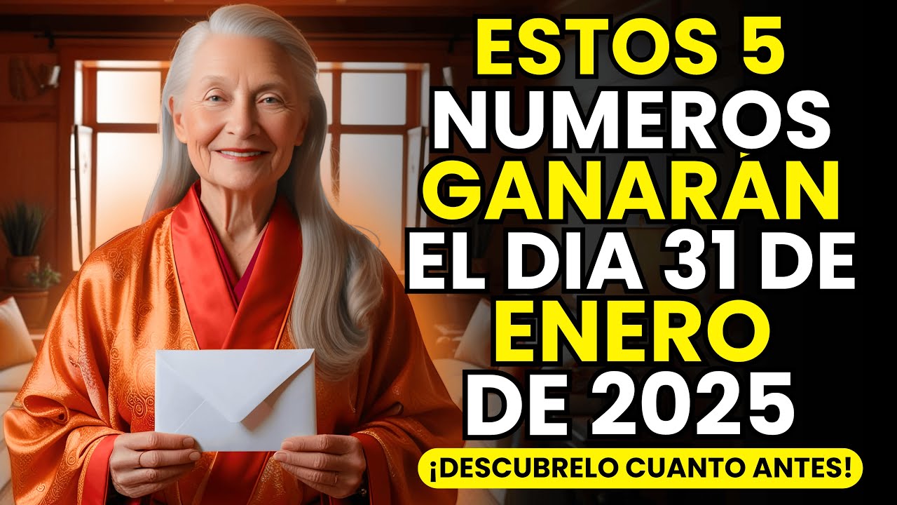 5 Números de la Suerte para ENFOCARTE y HACERTE RICO el 26 de Enero de 2025 | Enseñanzas Budistas