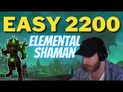EASY 2200 WITH DEMO LOCK! Elemental Shaman PvP 3v3 Arena Shadowlands 9.1.5