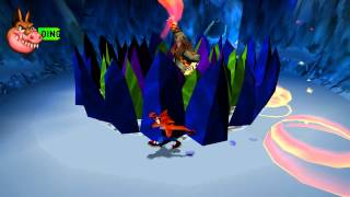 Crash Bandicoot: Warped 105% Walkthrough HD - Part 10: Dingodile