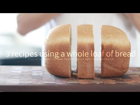 3 Whole Loaf Recipes: Pizza, Pasta & Sandwich (feat. Cuckoo’s Bread Maker)