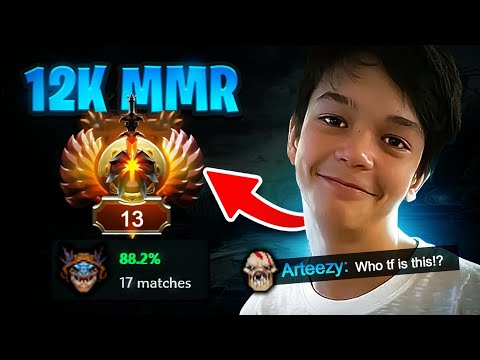 15-Year-Old Player Faces Carry Champion Arteezy Life Stealer As Slark | Dota 2