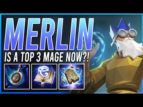 MERLIN IS NOW A META MAGE?! - Mid Ranked Conquest Season X #smite #smiteseason10