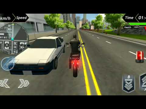 Police Bike Racing Free Simulator Game Ride Powerful Chase Criminals Out Of City - Android Gameplay