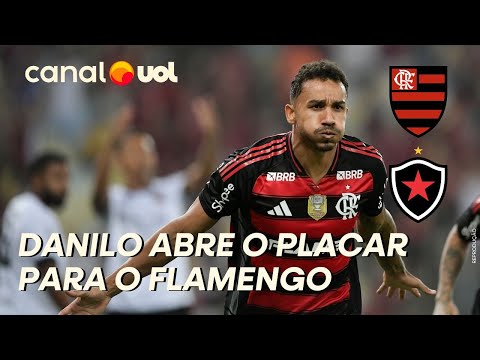 GOL DO FLAMENGO! DANILO ABRE O PLACAR PARA O MENGÃO CONTRA O BOTAFOGO-PB NA COPA DO BRASIL