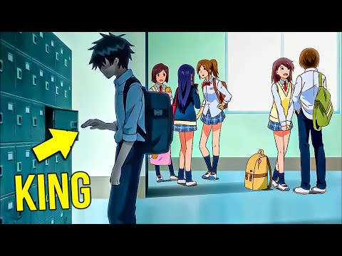 Loser Dated A Goddess And Gives Him A King Power But Hides It At School To Be Ordinary | Anime Recap
