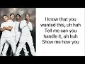 B2K - Uh Huh (Lyrics)