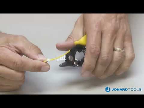 JIC-375 Jonard Yüksek Kaliteli 3 Delikli Fiber Optik Kablo Sıyırıcı