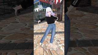 【VRChat dance】メイドVtuberがストリート衣装で「 人ってただの筒じゃないですか / 月ノ美兎 」を踊ってみた！  #shorts
