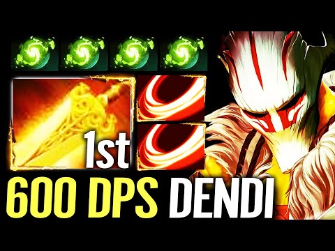 🔥 600 DPS DENDI Juggernaut WTF Carry — Radiance 1st Item + Refresher Strongest Katana Dota 2 Pro