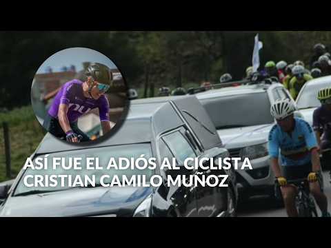 Homenaje en Boyacá al ciclista Cristian Camilo Muñoz, quien falleció en un accidente en Europa