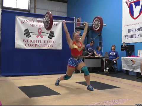 2017 Ginny Robinson Memorial Weightlifting W63 & W75 C&J pt 1