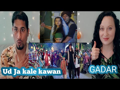 Gadar - Udja Kale Kawa Reaction || Gadar Ek prem katha || Addi & Marcia