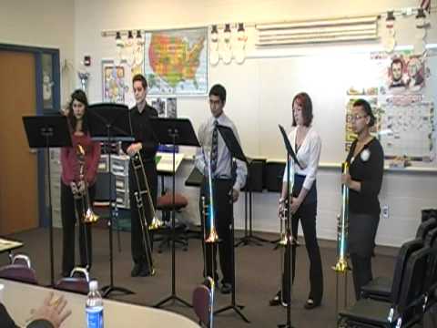Trombone ensemble - Hunting song Brahms
