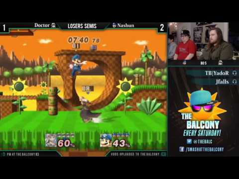 PM @ the Balcony 83 - Losers Finals ft. Doctor (Zelda) VS Nashun (Mario)