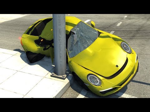 Out Of Control Crashes - BeamNG Drive