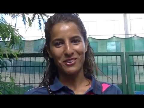 Kheîra Bendiaf (FF Issy) interviewée par Christian Estevez -  FF Issy - Montpellier