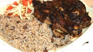 HOW - TO COOK REAL JAMAICAN JERK CHICKEN HOT SPICY CARIBBEAN MEAL RECIPE 2014