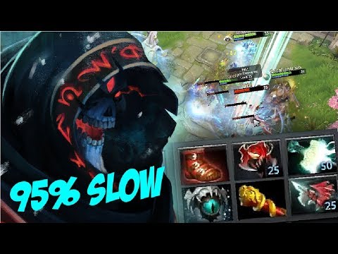 SLOW -95% CANCER BUILD - AdmiralBulldog Lich Skadi Madness Funny Game 7.06 - Dota 2